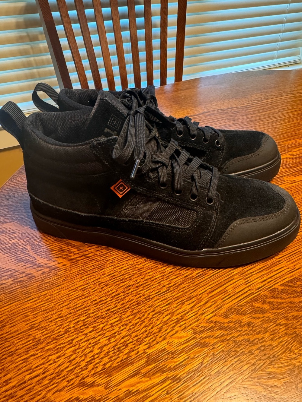 5.11 Tactical Norris Mid-Top Covert Combat Sneaker Black Size 10 1/2